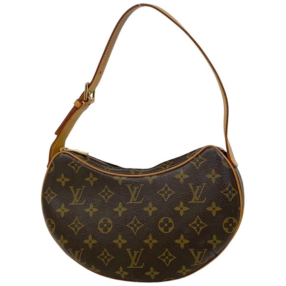 Louis Vuitton Croissant Pochette Shoulder Bag Monogram Brown - Picture 1 of 8